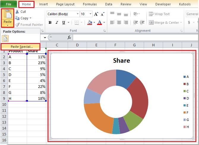 Hướng dẫn thêm leader line (đường dẫn) vào biểu đồ Doughnut trong Excel